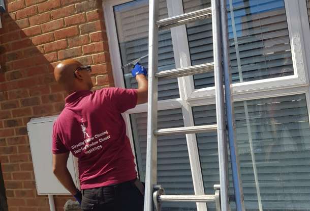 window cleaner Kent
