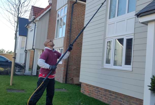 Ashford Fascia Gutter cleaning